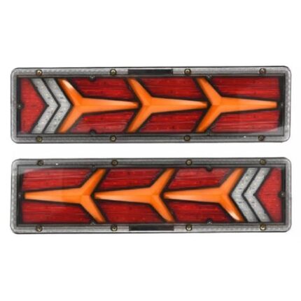 Set 2 lămpi LED spate universale 12V-24V pentru camion, remorcă și trailer – Tucrim
