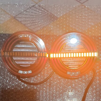 Lumină LED spate rotundă cu 4 funcții auto 12V–24V