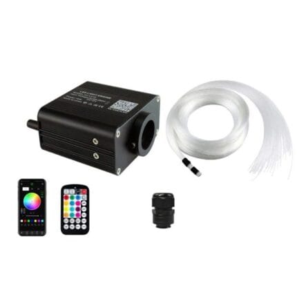 kit fibră optică LED plafon interior auto efect cer înstelat